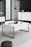Set de mobilier pentru living Hanah Home Luxe White Gold imaginea #4 — magazin online Desire.md