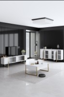 Set de mobilier pentru living Hanah Home Luxe White Gold imaginea #9 — magazin online Desire.md