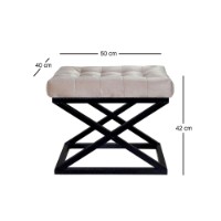 Fotoliu moale Atelier Del Sofa Capraz Black Cream imaginea #2 — magazin online Desire.md