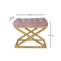 Fotoliu moale Atelier Del Sofa Capraz Golden Pink imaginea #2 — magazin online Desire.md