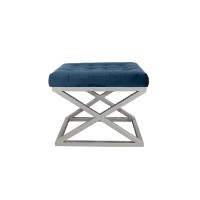 Fotoliu moale Atelier Del Sofa Capraz Silver Navy Blue