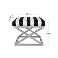 Пуф Atelier Del Sofa Capraz Silver White фото №2 — интернет-магазин Desire.md