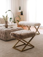 Fotoliu moale Atelier Del Sofa Capraz Gold Brown