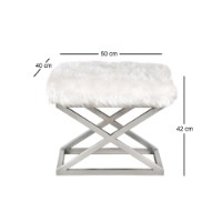 Fotoliu moale Atelier Del Sofa Capraz Silver White imaginea #3 — magazin online Desire.md