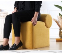 Fotoliu moale Atelier Del Sofa Linburg Yellow imaginea #2 — magazin online Desire.md