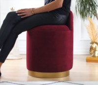 Fotoliu moale Atelier Del Sofa Dover Claret Red imaginea #3 — magazin online Desire.md
