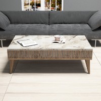 Комплект мебели для гостиной Hanah Home Milan Walnut White Marble фото №4 — интернет-магазин Desire.md