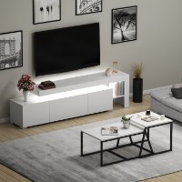 Комплект мебели для гостиной Hanah Home Beliz White