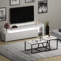 Комплект мебели для гостиной Hanah Home Beliz White фото №2 — интернет-магазин Desire.md