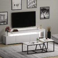 Комплект мебели для гостиной Hanah Home Beliz White фото №4 — интернет-магазин Desire.md