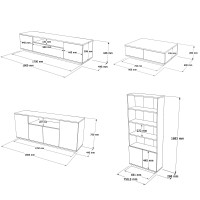 Set de mobilier pentru living Hanah Home Fr19-Aw imaginea #10 — magazin online Desire.md