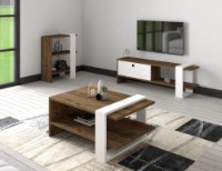 Комплект мебели для гостиной Hanah Home Gaye Walnut White