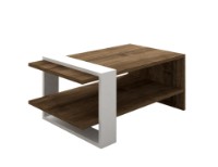 Комплект мебели для гостиной Hanah Home Gaye Walnut White фото №6 — интернет-магазин Desire.md