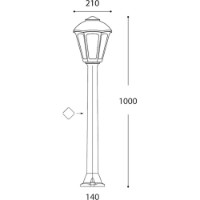 Lampa de gradină Fumagalli H21242000AXE27 imaginea #3 — magazin online Desire.md