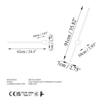Candelabru de perete Opviq Sword 13491 imaginea #7 — magazin online Desire.md