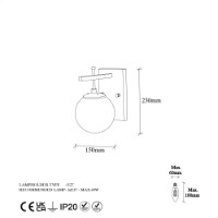 Candelabru de perete Opviq Zahar 13110 imaginea #7 — magazin online Desire.md