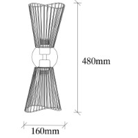 Candelabru de perete Opviq Zeyno 3296 imaginea #3 — magazin online Desire.md