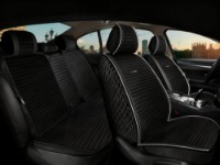 Набор чехлов на сидения CarFasion Monaco Full Plus Black/White