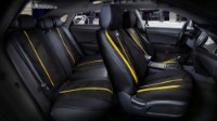 Набор чехлов на сидения CarFasion Start 5D Black/Yellow