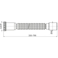 Racord lavoar Alcaplast A792 (108157) imaginea #2 — magazin online Desire.md
