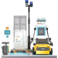 Set de construcție CaDa Shell Charging Station (C66029W) imaginea #2 — magazin online Desire.md