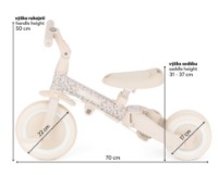 Bicicletă copii Petite&Mars Turbo Limited Edition 5in1 Pink Meadow (613364) imaginea #10 — magazin online Desire.md