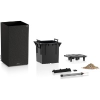 Ghiveci Lechuza Canto Slatestone 30 High Dark Grey imaginea #2 — magazin online Desire.md