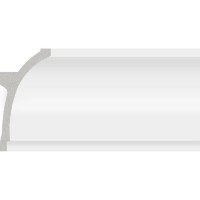 Плинтус потолочный Interior Decor IDC89-W-L244