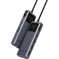 Multiplicator Ugreen 6 in 1 USB-C CM888 Grey (75177) imaginea #2 — magazin online Desire.md