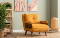 Fotoliu Atelier Del Sofa Cosmo Bohemian Mustard