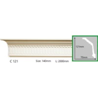 Сornisa tavan Gaudi Decor C121-8 (C745) imaginea #2 — magazin online Desire.md
