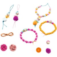 Set de realizare a bijuteriilor Djeco Beads and Figurines (DJ09819)