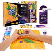 Tablou cu plastilină ușoară OKTO Clay Irises 30x40cm (10007)