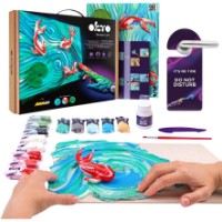 Tablou cu plastilină ușoară OKTO Clay Koi Fish 30x40cm (10002)