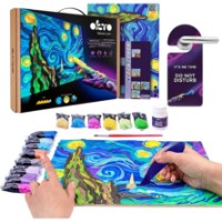 Tablou cu plastilină ușoară OKTO Clay Starry Night 30x40cm (10005)