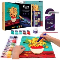 Tablou cu plastilină ușoară OKTO Clay Sunflowers 30x40cm (10008)