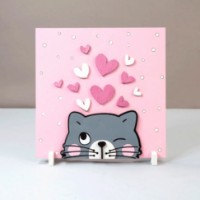 Set de decorare Rosa 3D Kitten (N0003529) imaginea #3 — magazin online Desire.md
