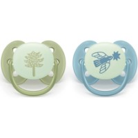 Suzeta Philips Avent Ultra Soft Nighttime 18m+ 2pcs Green/Blue (SCF094/05) imaginea #4 — magazin online Desire.md