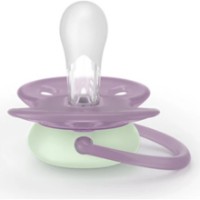 Suzeta Philips Avent Ultra Soft Nighttime 6-18m 2pcs Violet/Green (SCF094/04) imaginea #4 — magazin online Desire.md