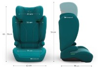 Scaun auto pentru copii Kinderkraft I-Spark 2 Plus i-Size Green (KCISPA02GREPL00) imaginea #7 — magazin online Desire.md