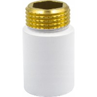 Fiting Ferro L=50mm x1/2 MF (9003) White