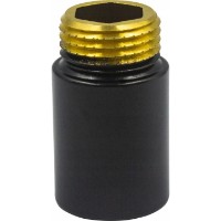 Fiting Ferro L=20mm x1/2 MF (9003) Black