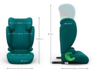 Scaun auto pentru copii Kinderkraft Junior Fix 2 i-Size Green (KCJUFI20GREPL0N) imaginea #10 — magazin online Desire.md