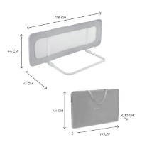 Bariera de siguranță pentru pătuț Kinderkraft Guard Dream Grey (KAGUDR00LGR0000) imaginea #3 — magazin online Desire.md