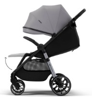Carucior Kinderkraft Grande 2 Moonlight Grey (KSGRAN02GRY0000) imaginea #4 — magazin online Desire.md