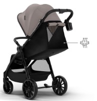 Carucior Kinderkraft Grande 2 Sand Beige (KSGRAN02BEG0000) imaginea #5 — magazin online Desire.md