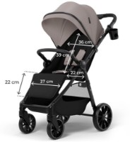 Carucior Kinderkraft Grande 2 Sand Beige (KSGRAN02BEG0000) imaginea #8 — magazin online Desire.md