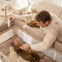 Pătuț pliabil Kinderkraft Leody UP Biege (KCLEODUPBEG00AC) imaginea #3 — magazin online Desire.md