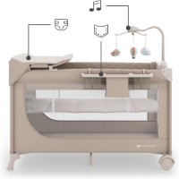 Pătuț pliabil Kinderkraft Leody UP Biege (KCLEODUPBEG00AC) imaginea #5 — magazin online Desire.md