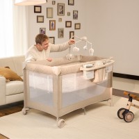 Pătuț pliabil Kinderkraft Leody UP Grey (KCLEODUPGRY00AC) imaginea #8 — magazin online Desire.md